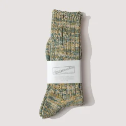 Socks|Anonymous Ism 5 Colour Mix Crew - Khaki