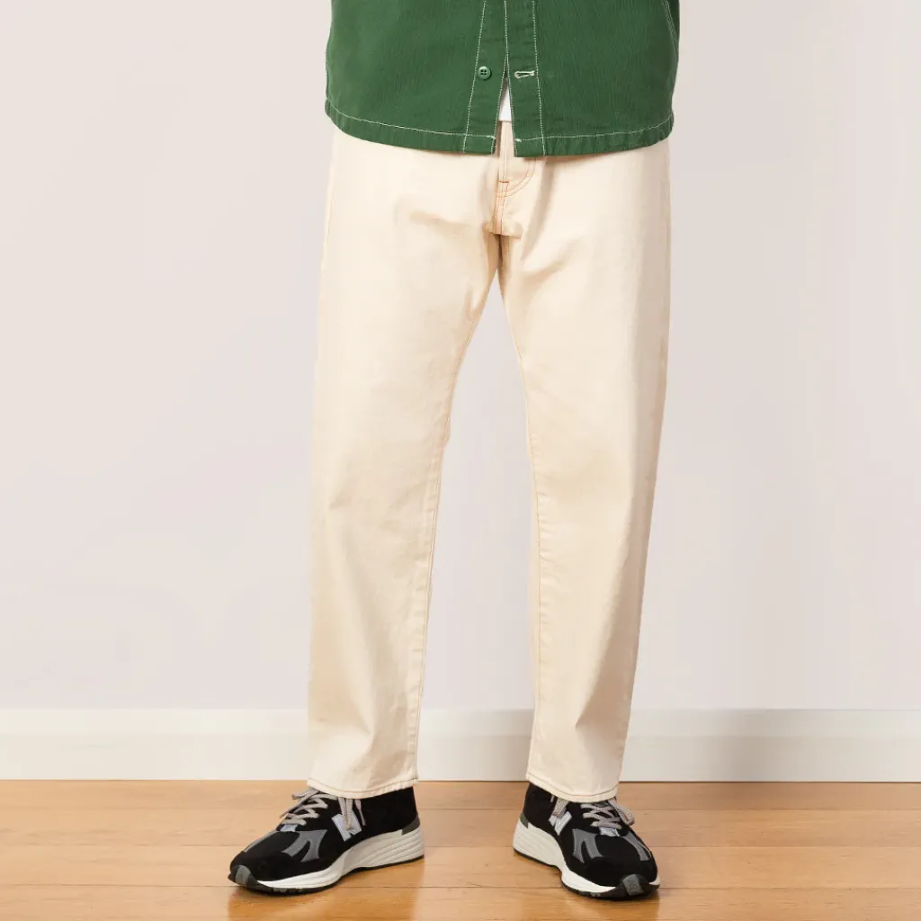 Jeans|Ordinary Fits 108 One Wash Loose Ankle Denim - Ecru