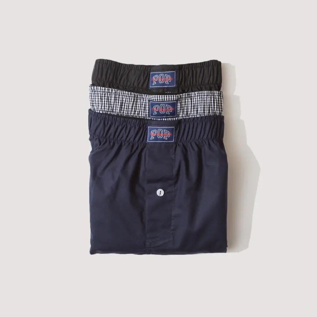 Shorts|Pop Trading Company 3 Pack Boxers - Multi