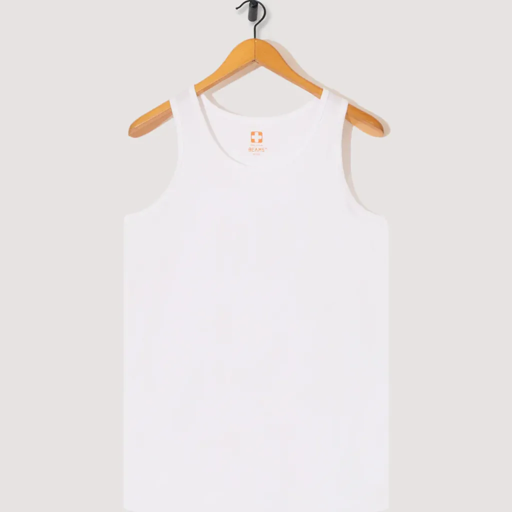 T-Shirts|Beams Plus 2 Pack Tank Top - White & Grey
