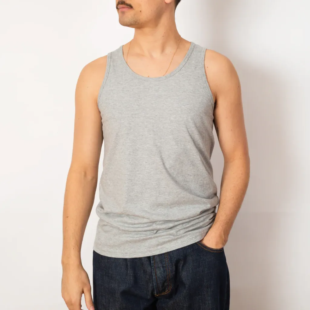 T-Shirts|Beams Plus 2 Pack Tank Top - White & Grey