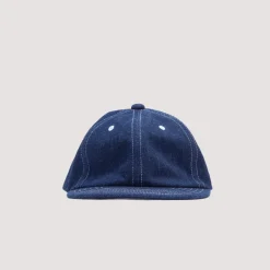 Headwear|Beams Plus 6 Panel Hat Herringbone - Indigo
