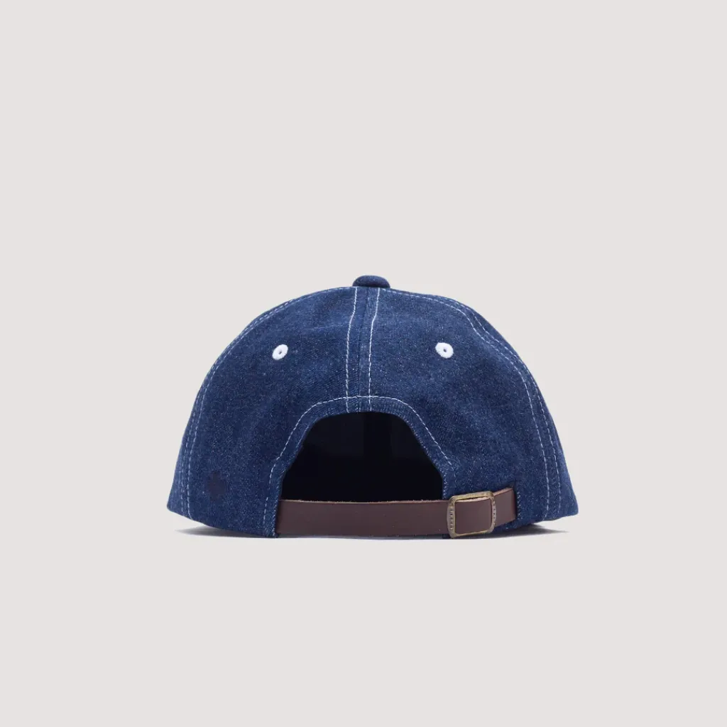Headwear|Beams Plus 6 Panel Hat Herringbone - Indigo