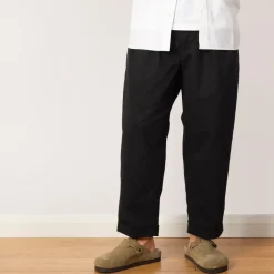 Trousers|Beams Plus 2 Pleat Trouser - Black