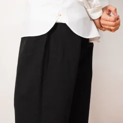 Trousers|Beams Plus 2 Pleat Trouser - Black