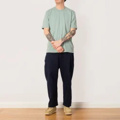 T-Shirts|NN07 Adam T-Shirt 3209 - Steely Blue
