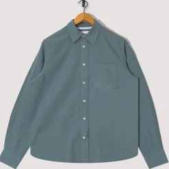 Shirts|Norse Projects Algot Shirt - Greyish Blue