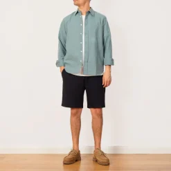 Shirts|Norse Projects Algot Shirt - Greyish Blue