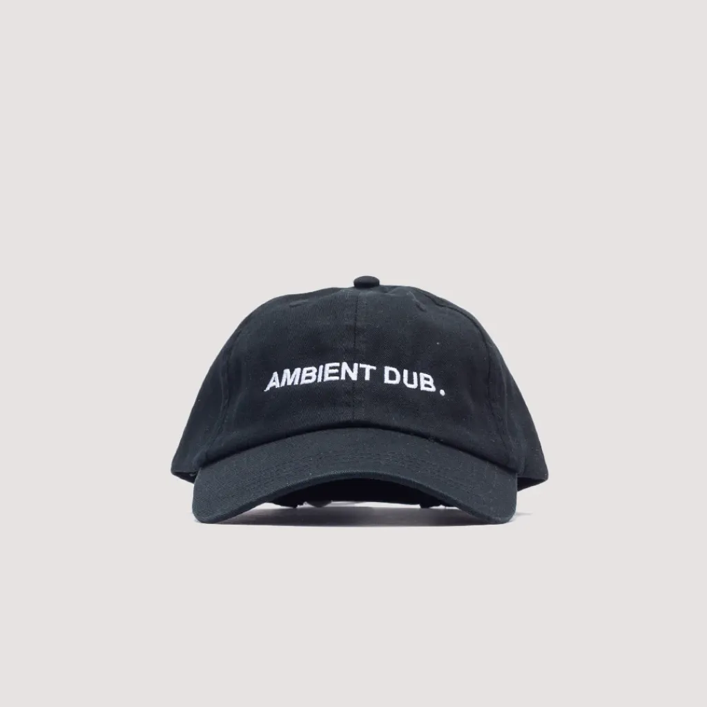 Headwear|Easy Listening Ambient Dub Embroidered Cap - Black