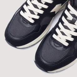 Footwear|Stepney Workers Club Amiel S-Strike - Black Suede Mix