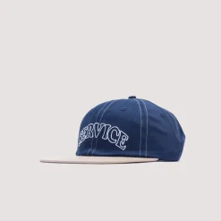 Headwear|Service Works Arch Logo Cap - Navy/Khaki
