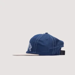 Headwear|Service Works Arch Logo Cap - Navy/Khaki