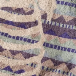 Sweatshirts|Kapital Ashland Stripe & Bone Zip Fleece - Purple