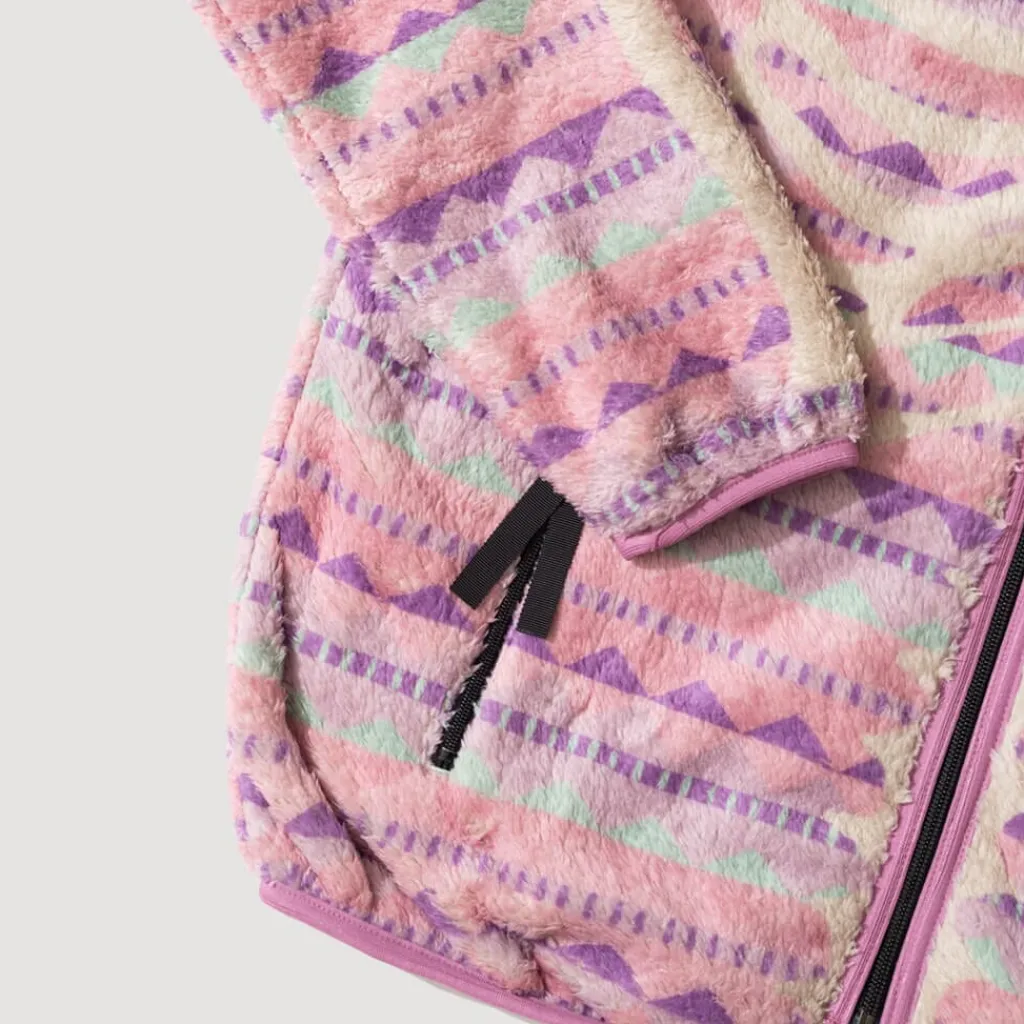 Sweatshirts|Kapital Ashland Stripe & Bone Zip Fleece - Pink