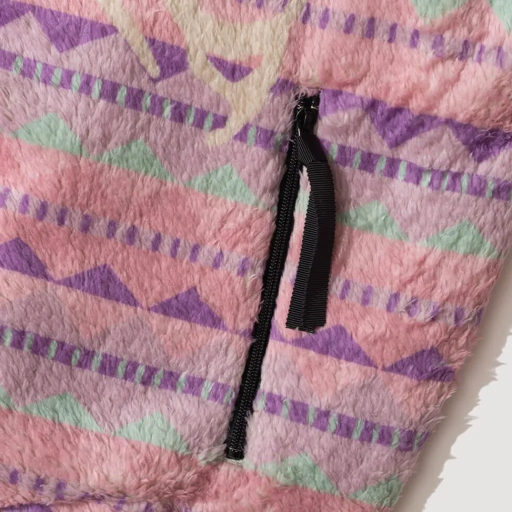 Sweatshirts|Kapital Ashland Stripe & Bone Zip Fleece - Pink