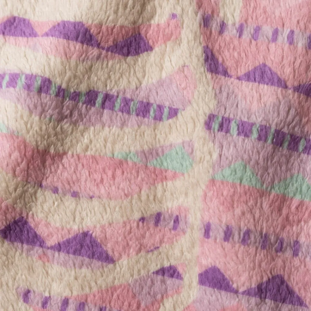 Sweatshirts|Kapital Ashland Stripe & Bone Zip Fleece - Pink