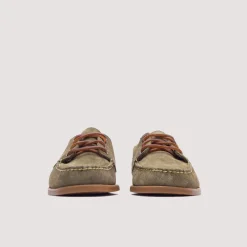 Footwear|Sebago Askook Suede - Green Military