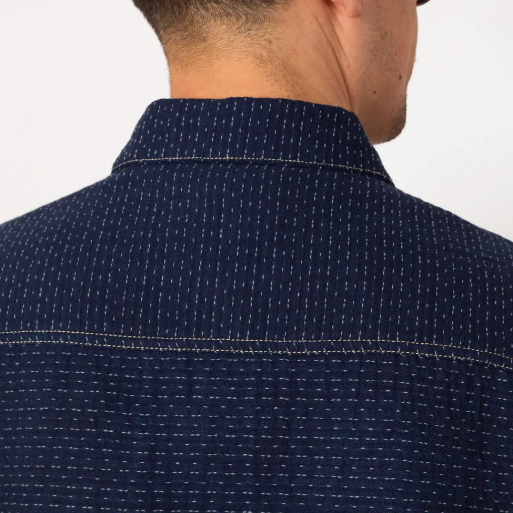 Jackets|Folk Assembly Jacket - Indigo Floatstitch