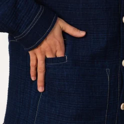 Jackets|Folk Assembly Jacket - Indigo Waffle