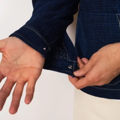 Jackets|Folk Assembly Jacket - Indigo Waffle