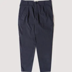 Trousers|Folk Assembly Pant - Navy Seersucker