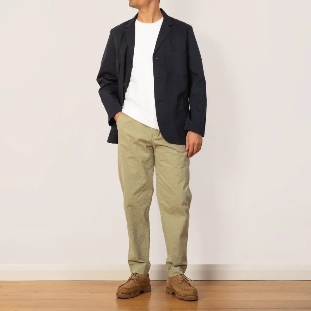 Trousers|Folk Assembly Trouser - Light Sage Seersucker
