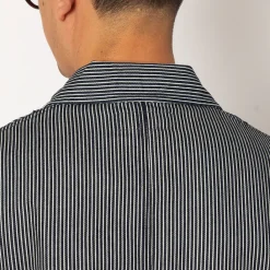 Jackets|Universal Works Bakers Jacket - Hickory Stripe Denim
