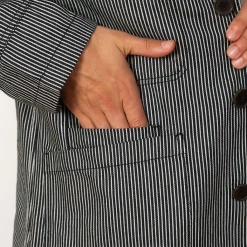 Jackets|Universal Works Bakers Jacket - Hickory Stripe Denim