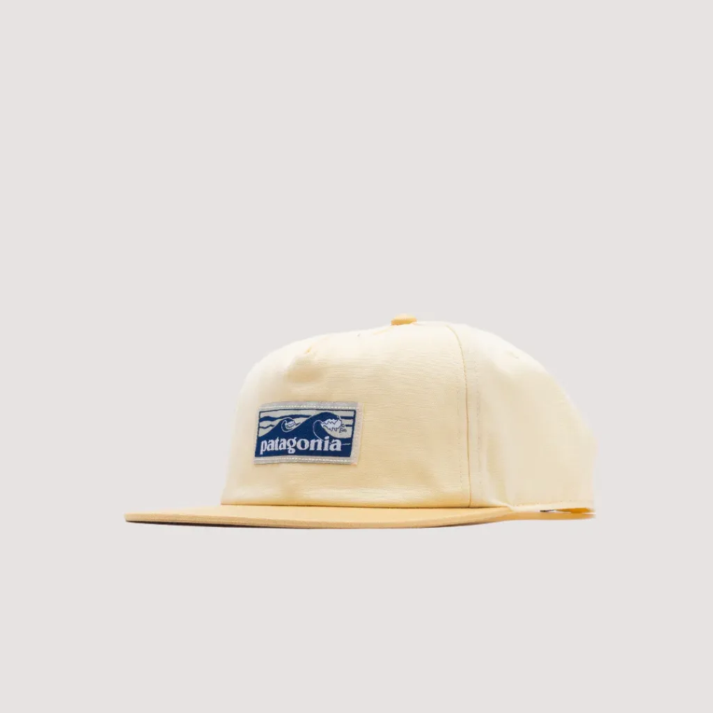 Headwear|Patagonia Board Short Label Funrarer Cap - Buttercup Yellow