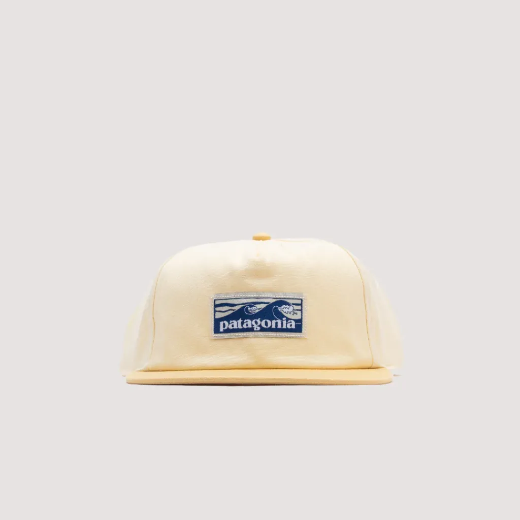 Headwear|Patagonia Board Short Label Funrarer Cap - Buttercup Yellow