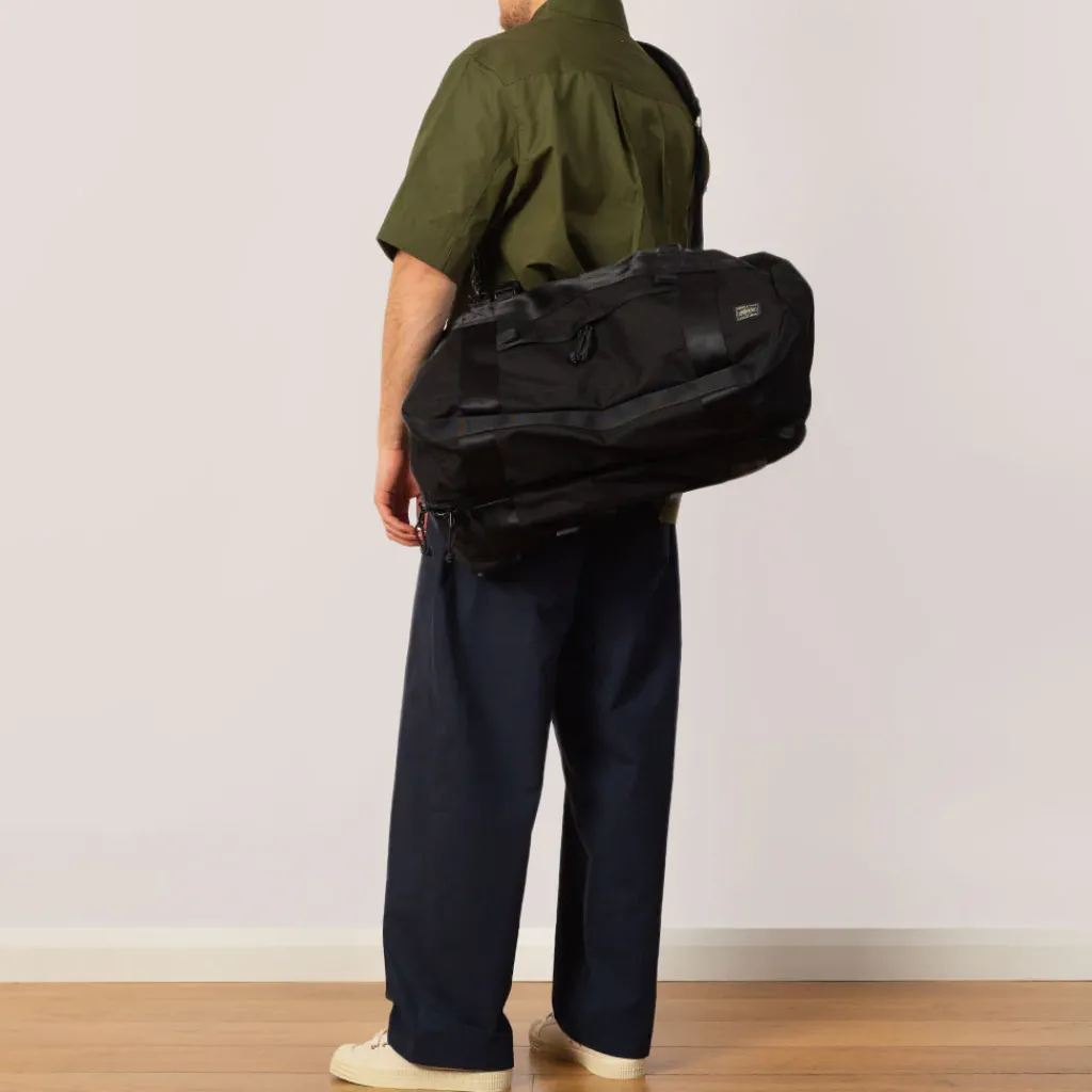Bags|Porter - Yoshida u0026 Co. Booth Pack 3 Way Duffle Bag (M) - Black