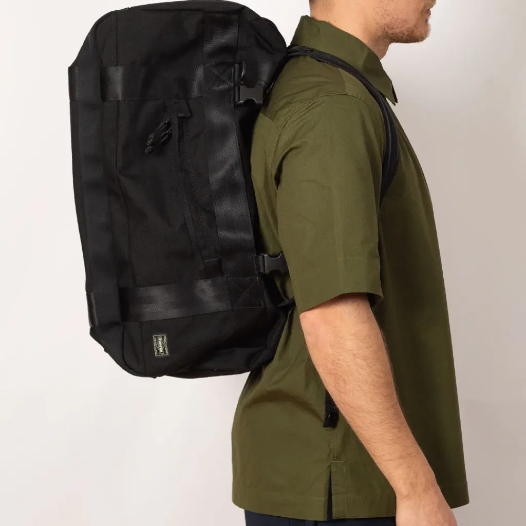 Bags|Porter - Yoshida u0026 Co. Booth Pack 3 Way Duffle Bag (M) - Black