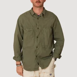 Shirts|Kapital Broad Cloth Anorak Shirt - Khaki