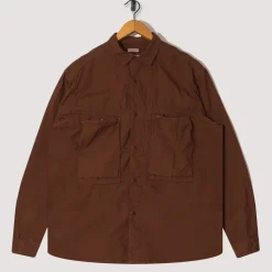 Shirts|Kapital Broad Cloth Anorak Shirt - Brown