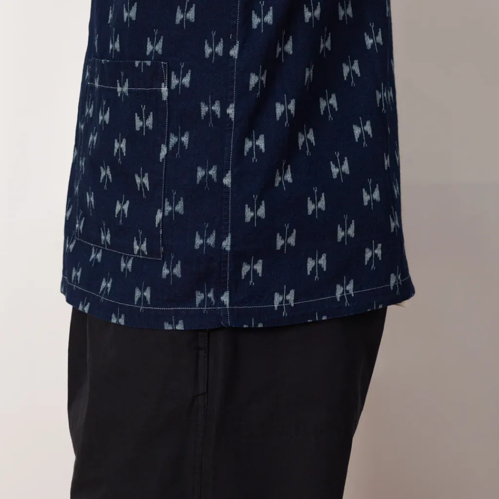 Shirts|Needles Cabana Shirt Indigo Kasuri - Papillon