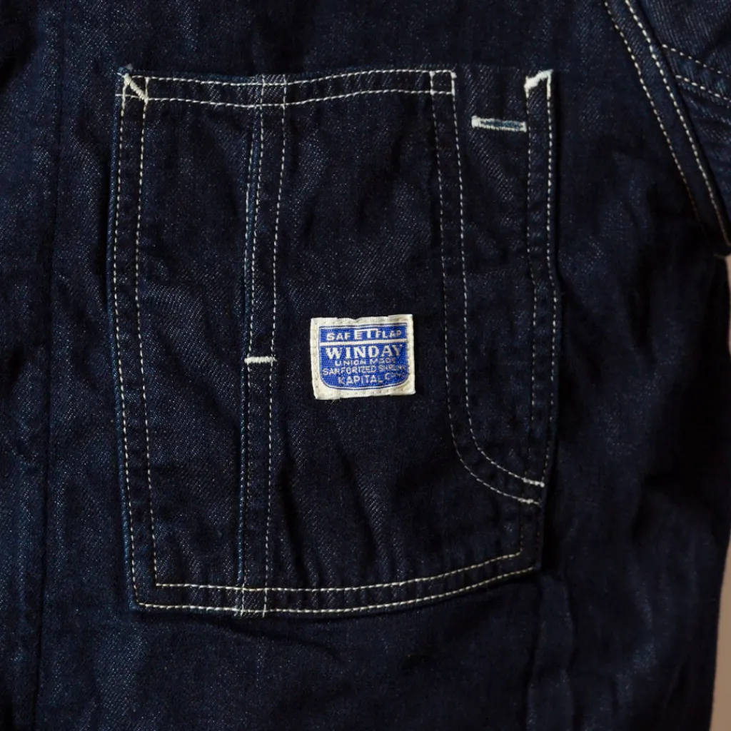 Shirts|Kapital Cactus Coverall - 8oz Indigo Denim