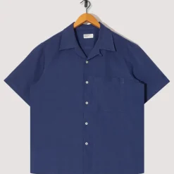 Shirts|Universal Works Camp Shirt - Blue