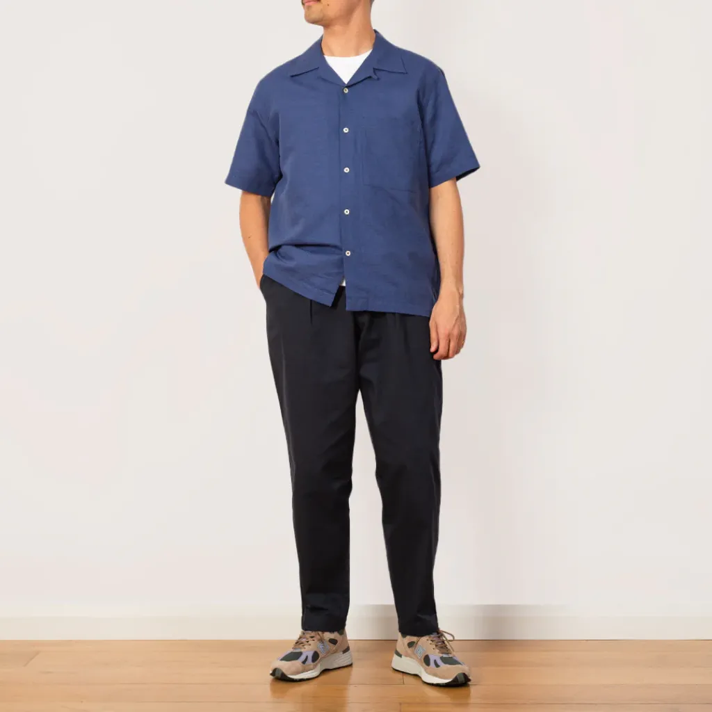 Shirts|Universal Works Camp Shirt - Blue