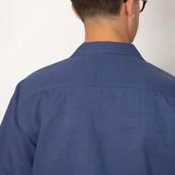 Shirts|Universal Works Camp Shirt - Blue