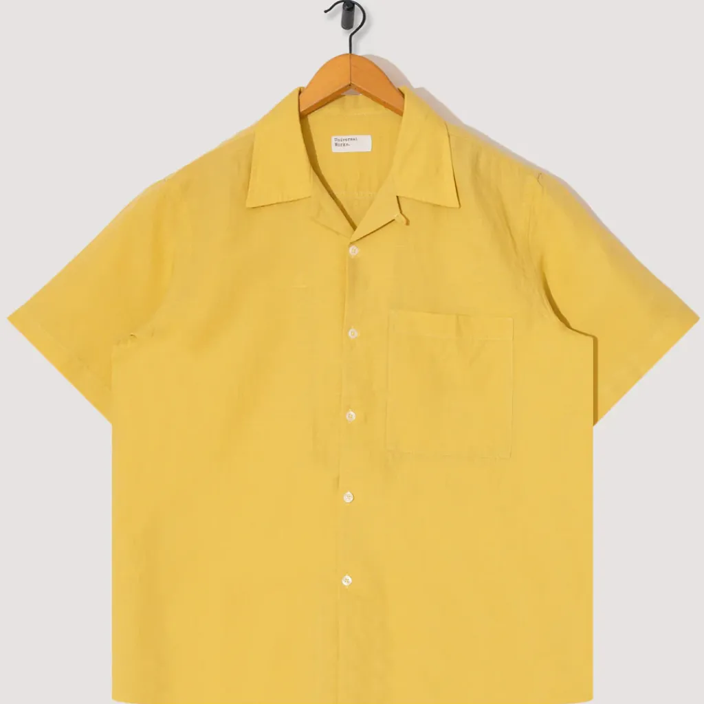 Shirts|Universal Works Camp Shirt - Lemon