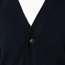 Knitwear|Stone Island Cardigan - Navy Blue (V0120)