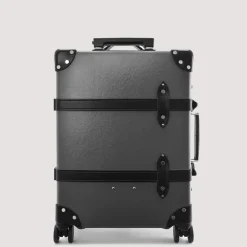 Bags|Globe-Trotter Centenary Four Wheel Carry-On Case - Charcoal/Black/Chrome