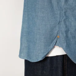 Shirts|Beams Plus Chambray Shirt - Sax