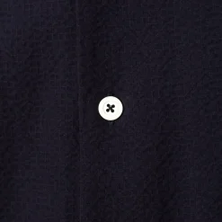 Shirts|Howlin Cocktail Shirt - Navy Seersucker