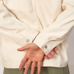 Jackets|Danton Collarless Jacket - Ecru