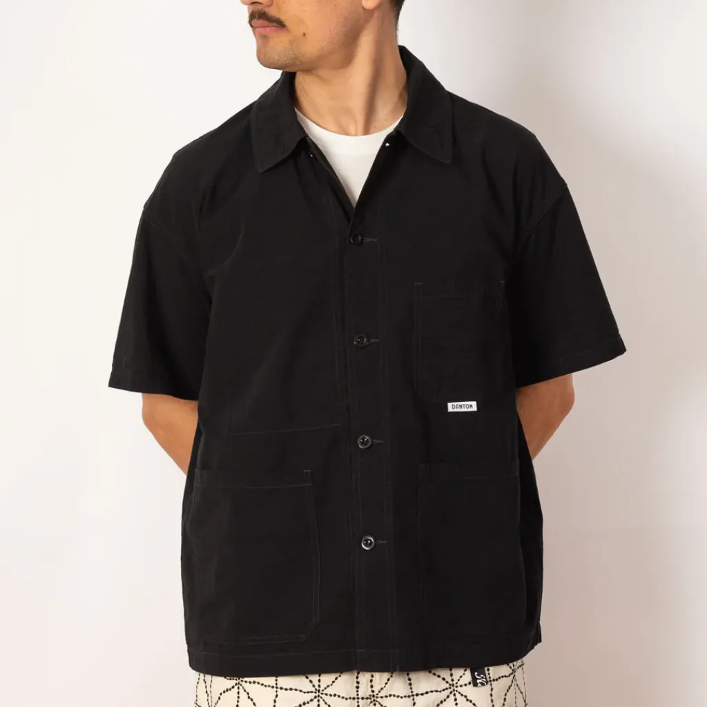 Shirts|Danton Coverall S/S Shirt - Black