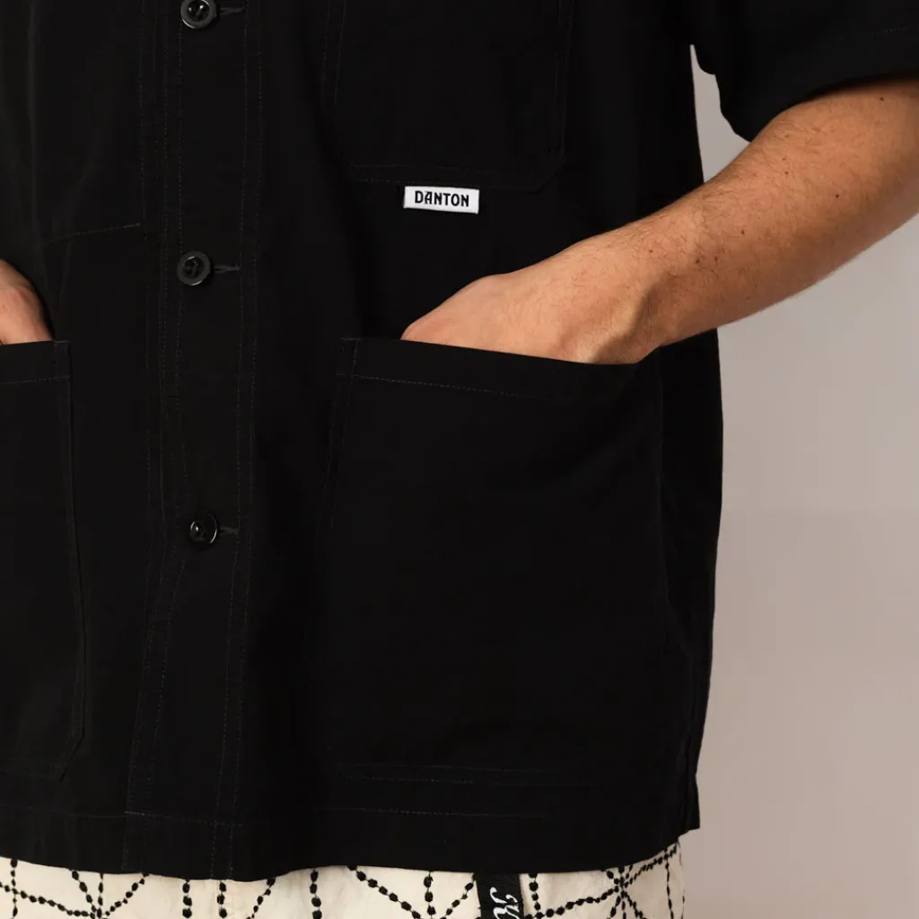 Shirts|Danton Coverall S/S Shirt - Black