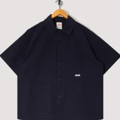 Shirts|Danton Coverall S/S Shirt - Navy