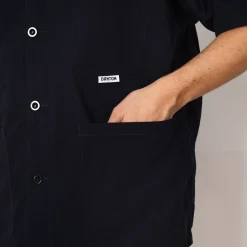 Shirts|Danton Coverall S/S Shirt - Navy