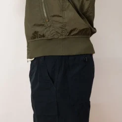Jackets|Stone Island Crinkle Bomber - Military Green (V0054)